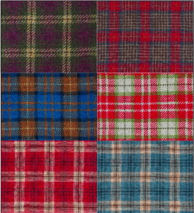 タータンチェックとチェックデザイン スコットランドチェック