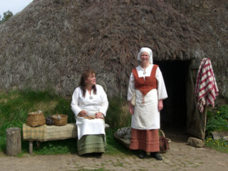 1700年代の家と暮らし(紡ぎと織り) Highland Folk Museum